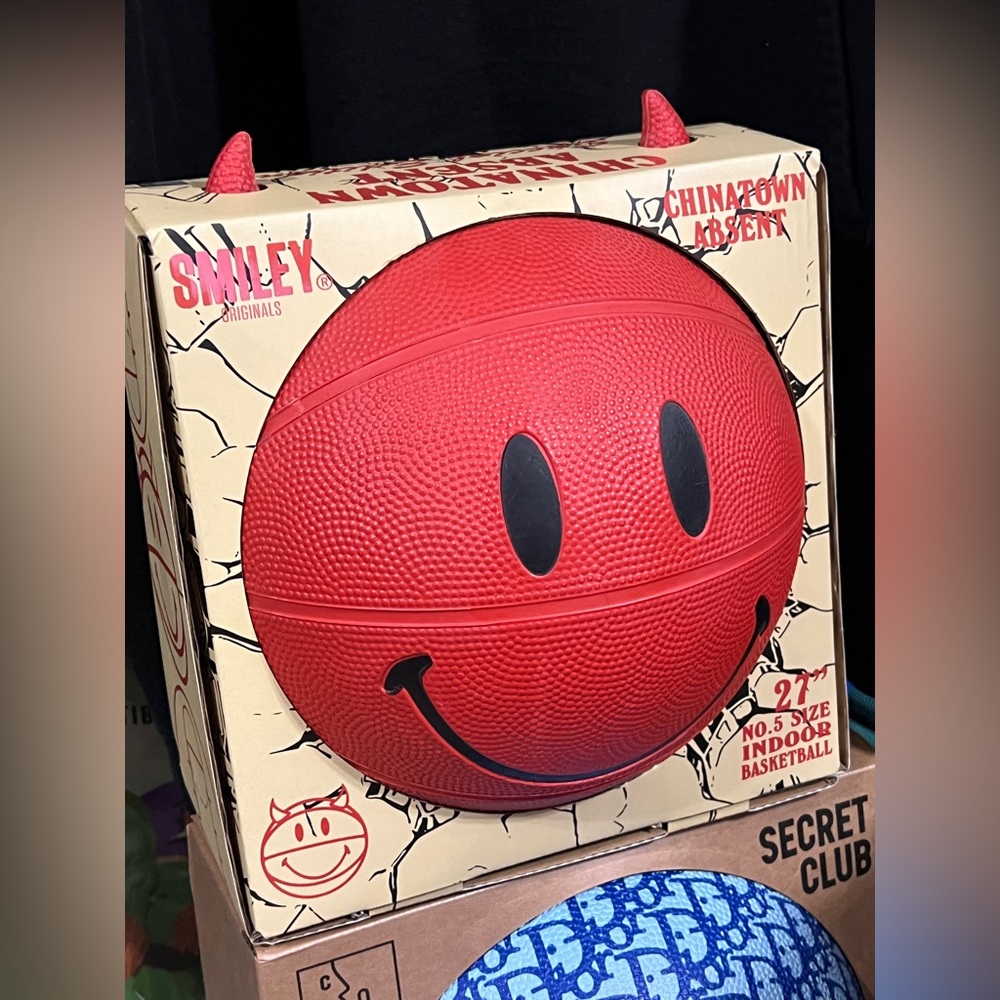 NEW Chinatown Market Smiley Devil Basketball x Absent Collab CTM 27" No.5 Size